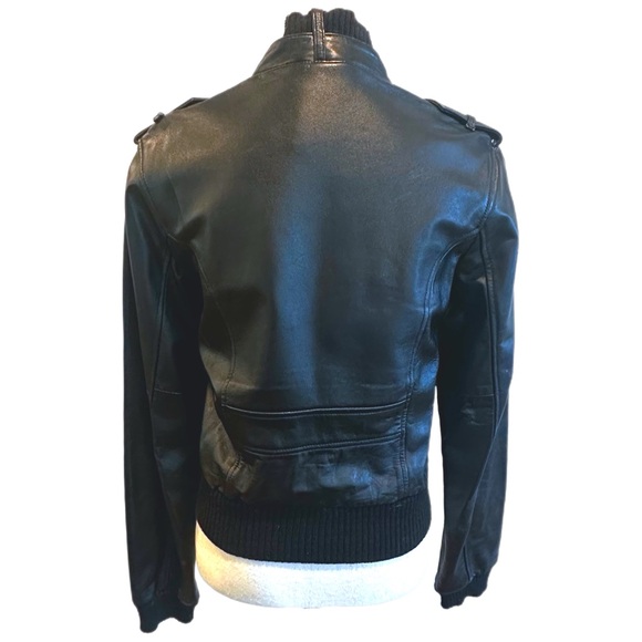 YFB Young Fabulous & Broke Leather Bomber Jacket - Picture 2 of 6